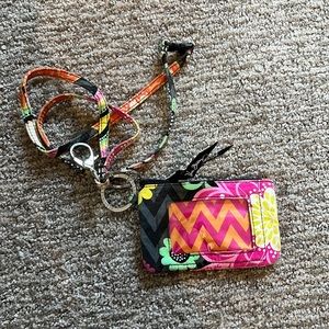 Vera Bradley Lanyard and ID holder